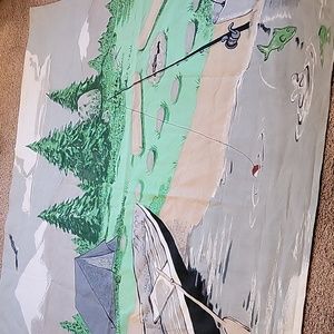 Large Pottery Barn Kids Canvas Wall Mural. 58"×58"